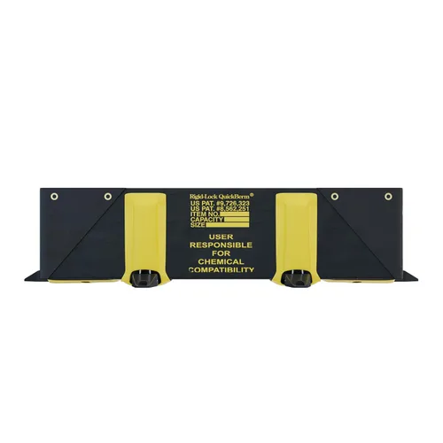 Vista 12 de Justrite Rigid-Lock QuickBerm®, 4' x 6' x 12