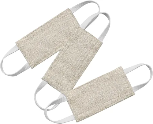 Vista 7 de PONY DANCE Cierrapuertas silencioso para bebé, cubierta de pestillo para puerta de guardería, hecha de tela sólida, correas elásticas fuertes
