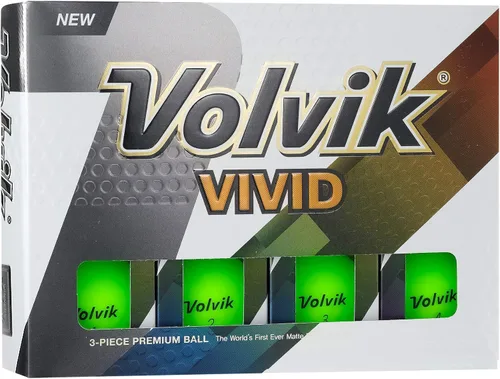 Vista 7 de Volvik Pelotas de golf de colores con acabado mate vívido (una docena)
