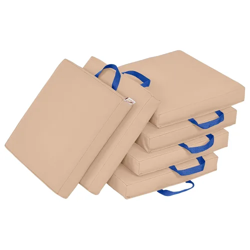 Vista 23 de ECR4Kids SoftZone - Cojines de suelo, cuadrados, asientos flexibles, surtidos, 6 piezas