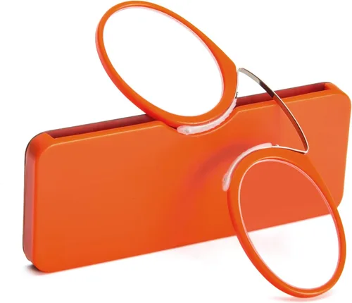 Vista 14 de REAVEE Paquete de 2 lentes de lectura con clip de nariz sin brazos para hombres y mujeres, sin sienes, delgados y compactos, ultra delgados con mini