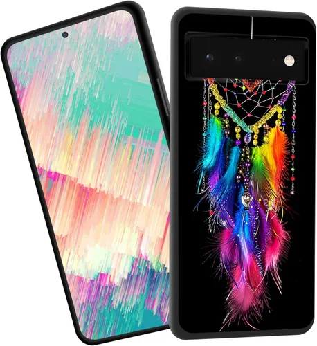 Vista 52 de Funda delgada para Google Pixel 4 XL, funda delgada de silicona de TPU suave a prueba de golpes para Google Pixel 4 XL, cruz negra