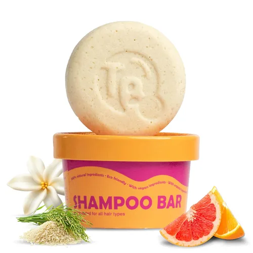 Vista 11 de Barra de champú con ácido hialurónico + extracto de tomate para cabello canoso, antienvejecimiento, restaura, fortalece y revive las hebras opacas