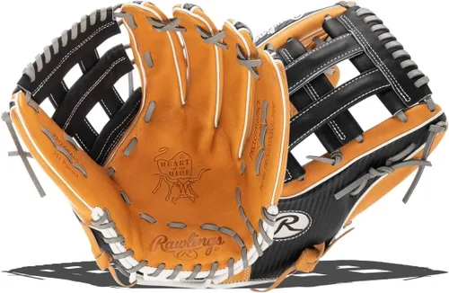 Vista 10 de Rawlings Guante de béisbol Heart of THE Hide Modelos ligeros Hypershell y Speedshell Múltiples estilos