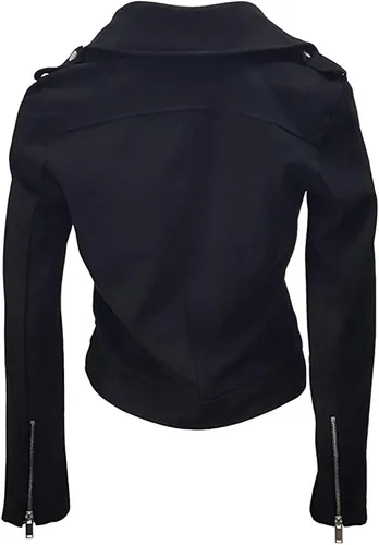Vista 2 de ODCOCD - Chaqueta de ante sintético para mujer manga larga con cremallera