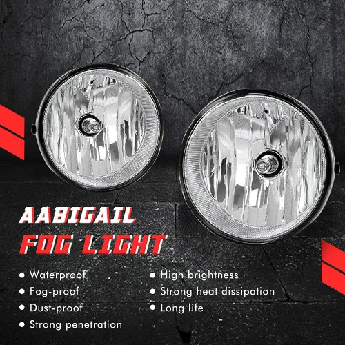 Vista 2 de Lámparas antiniebla de conducción de repuesto para Toyota Tacoma 2005-2011, Toyota Tundra 2007-2012, Toyota Solara 2004-2006 con bombillas halógenas