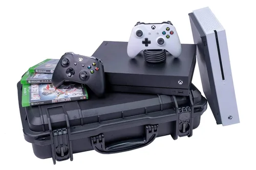 Vista 6 de Case Club Case fits Xbox One X S in Pre-Cut Waterproof Hard Shell