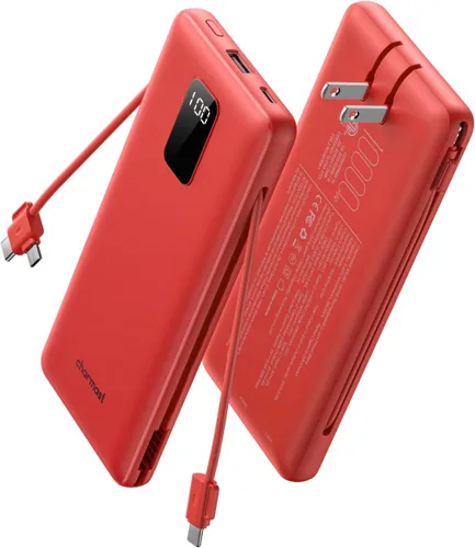 Vista 12 de Charmast - Cargador portátil con batería de 10000 mAh Púrpura