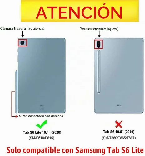 Vista 4 de Galaxy Tab S6 Lite S Pen Stylus compatible con Samsung Galaxy Tab S6 Lite (EJ-PP610) /Notable 2/BOOX/Wacom Tablet Touch Stylus Pen (gris Oxford)