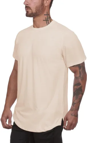 Vista 3 de Muscle Killer Paquete de 3 camisetas deportivas activas para hombre, para gimnasio, fisicoculturismo, fitness, camiseta casual