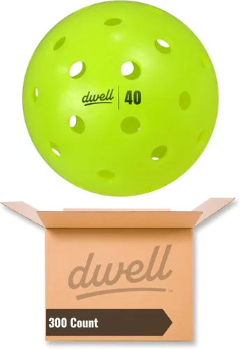 Vista 6 de DWELL Elite - Pelotas de pickleball de 40 agujeros, resistentes a las grietas, para deportes de pickleball al aire libre, pelota oficial de todo