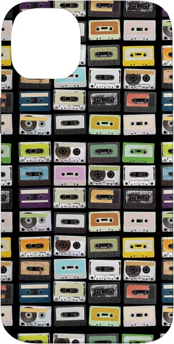 Vista 15 de Cassette Tapes Nostalgic Mixtape Music Graphic Case for iPhone 17