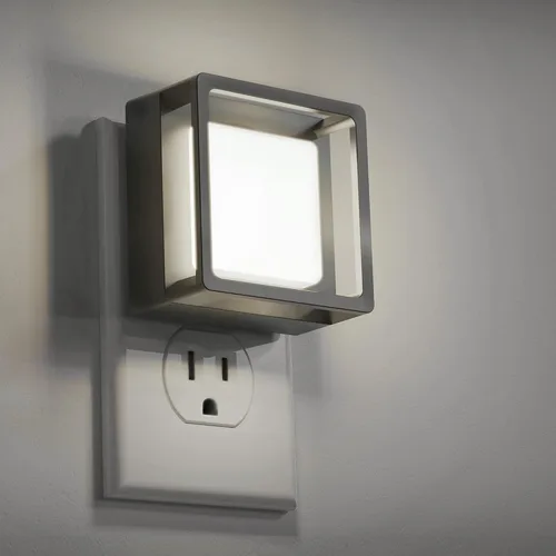 Vista 9 de DORESshop Luz nocturna LED, luces nocturnas enchufables a la pared (paquete de 2) con sensor de atardecer a amanecer, luces nocturnas regulables