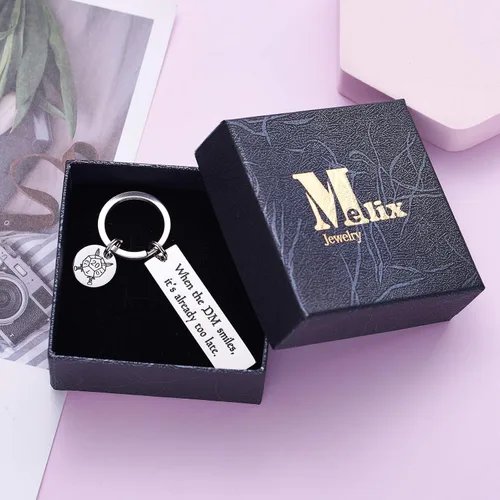 Vista 6 de Melix Home Dungeons and Dragons Gifts - Llavero con diseño de mazmorra