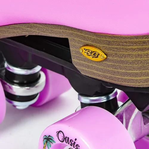 Vista 2 de Sure-Grip Pink Passion Oasis - Patines para exteriores (talla 10)
