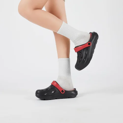 Vista 2 de Zuecos con soporte de arco para mujer y hombre, zapatos de jardín con acolchado, sandalias con fascitis plantar, antideslizantes, pantuflas de playa