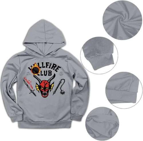 Vista 2 de Conjunto de sudadera con capucha y pantalones deportivos para niños y niñas, 2 piezas