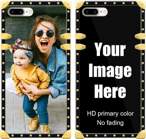 Vista 27 de Funda personalizada para iPhone, funda transparente de TPU suave a prueba de golpes, diseño de tus propias fundas de teléfono compatibles con Apple