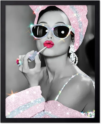 Vista 87 de Poster Master Impresión de labios dorados, póster de mordida de labio, arte moderno y minimalista, regalo bohemio para hombres y mujeres, diseño
