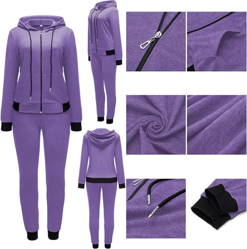 Vista 3 de Nimsruc Conjuntos de dos piezas para mujer, ropa de descanso