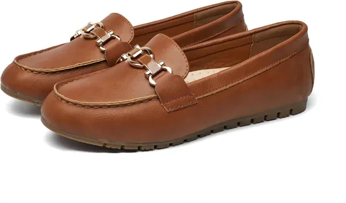 Vista 7 de VERDASCO Womens Loafers Flats Shoes Moccasin Penny Loafers Slip On Work Shoes Casual Comfort Ladies Walking Shoes