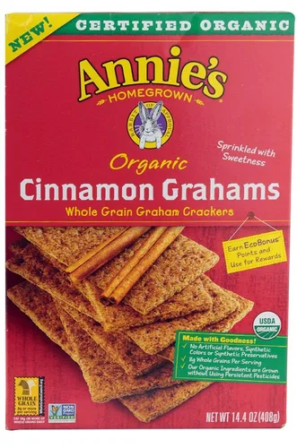 Vista 62 de Annie's Organic Chocolate Bunny Graham Snacks, 7.5 onzas