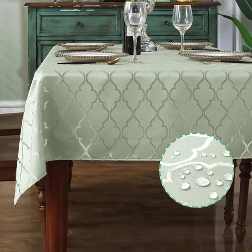 Vista 15 de SASTYBALE - Servilletas de poliéster jacquard de otoño 20x20 pulgadas - Patrón de flores, brillo otoñal, resistente a las arrugas y derrames
