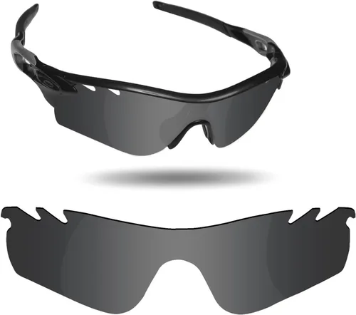 Vista 2 de Lentes de repuesto polarizadas antiagua para gafas de sol Oakley RadarLock Path ventiladas, 2 pares empaquetados para OO9181