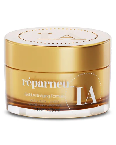 Vista 9 de InfiniteAloe réparneu Gold Fórmula antienvejecimiento, reafirmante del cuello, estiramiento facial, crema facial antiarrugas, aloe orgánico