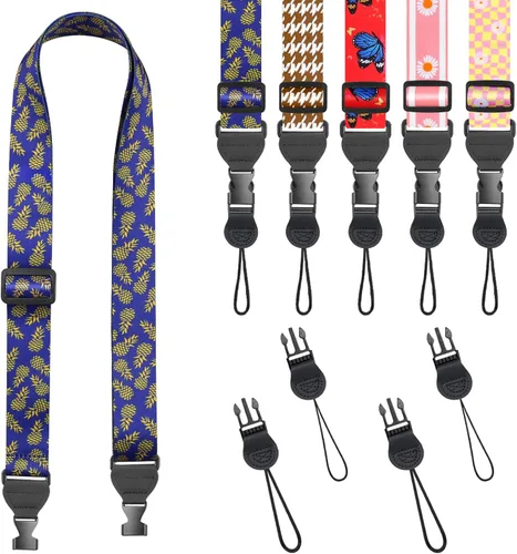 Vista 17 de FIEIL Correa de hombro ajustable, correa de nailon para cámara, cómoda correa para el cuello para iPad, tableta de teléfono celular, cámara, laptop