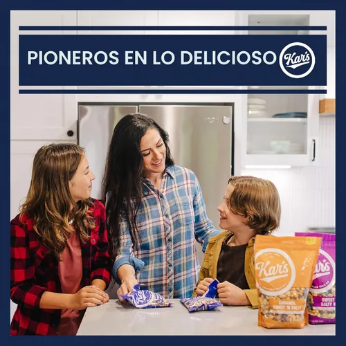 Vista 8 de Kar's Nuts All Energy - Mezcla de frutos secos sin sal, paquetes individuales de aperitivos de 2 onzas, paquete a granel de 48, mezcla de aperitivos