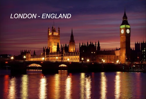 Vista 15 de Reino Unido Reino Unido Escocia - Imanes para refrigerador (1 pieza, Big Ben-B7)