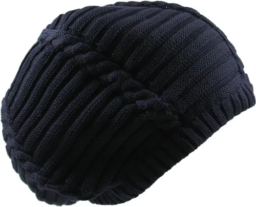 Vista 5 de RW Gorro de punto acanalado clásico Rasta 100% algodón