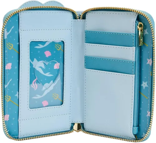 Vista 3 de Loungefly Disney - Cartera con cremallera para pastel de boda de la Sirenita