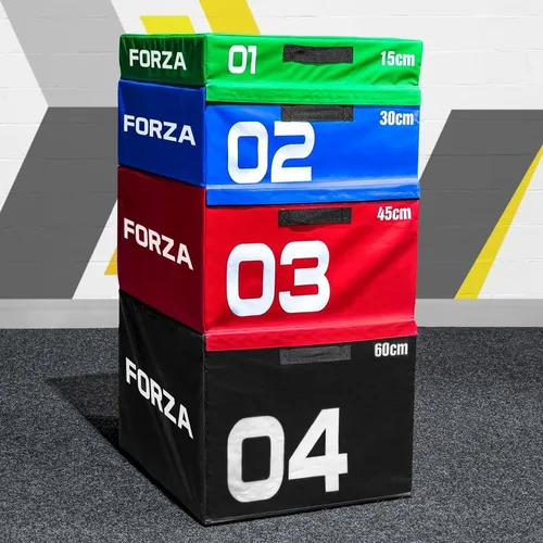 Vista 4 de METIS Caja de salto pliométrica – Escalón de ejercicio de espuma suave premium y salto de caja – 6, 12, 18, 24 pulgadas o juego completo