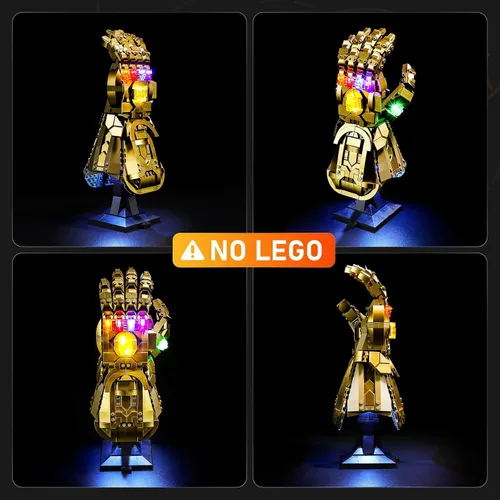 Vista 3 de LIGHTAILING Luz LED para Lego 76191 Infinity Gauntlet Building Blocks Modelo - No incluye el juego de modelos
