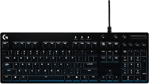 Vista 2 de Logitech G Teclado mecánico para juegos con retroiluminación roja Orion 610