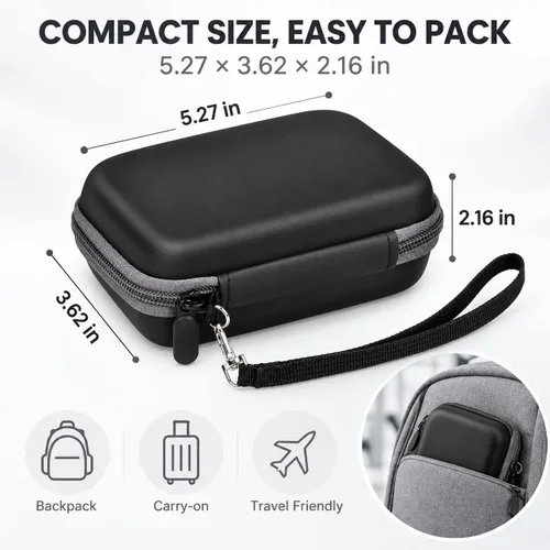 Vista 7 de Funda rígida para JBL Go 4/3 y Canon Ivy 2