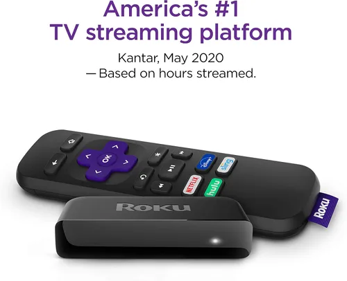 Vista 2 de Roku Premiere Reproductor multimedia de streaming HD/4K/HDR, mando a distancia simple y cable HDMI premium, negro