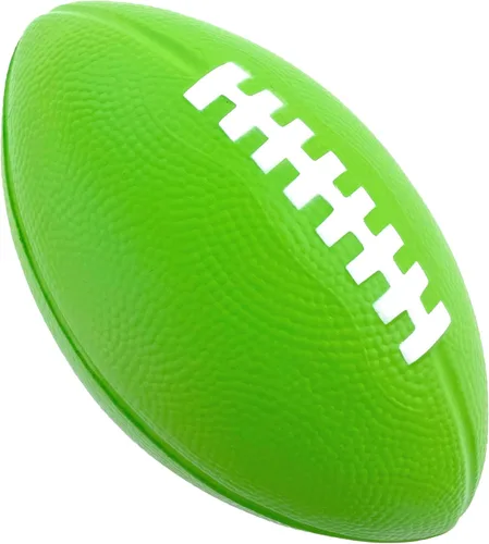 Vista 13 de Balón de fútbol de espuma - Balón pequeño de 18.4 cm de agarre fácil para niños - Balón de fútbol juvenil de tamaño para niños - Balones de espuma