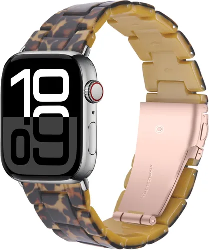 Vista 25 de Miimall Women Resin Bands for Apple Watch Series 10 9 8 7 6 5 4 3 2 1 Ultra SE Colorful Dressy Cute Classy Lightweight Comfort 38mm 40mm 41mm 42mm