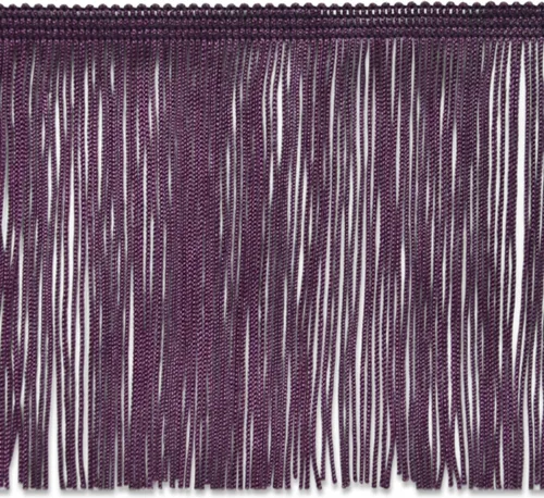 Vista 26 de Trims by The Yard Borde de flecos de cadeneta de 6 pulgadas, poliéster, decorativo, versátil para C rosa rubor (corte de 5 yardas)