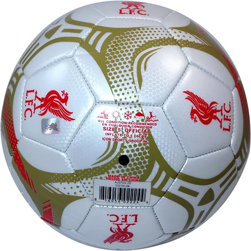 Vista 3 de Icon Sports Compatible con balón de fútbol con licencia de Liverpool, tamaño 5-03