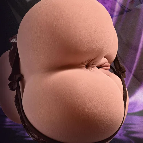 Vista 5 de Muñeca sexual masturbadora masculina de 7.3 libras para hombres, coños de bolsillo realistas con culo grande y gordo, vagina falsa con vagina