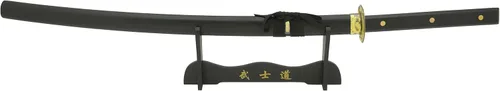 Vista 7 de Snake Eye Tactical Clásica - Espada samurái Katana de dos tonos con soporte de exhibición