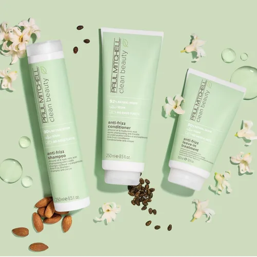 Vista 4 de Paul Mitchell Clean Beauty Anti-Frizz Shampoo, Smoothes Hair, Calms Frizz, For Textured, Frizz-Prone Hair