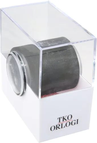 Vista 3 de TKO ORLOGI - Reloj de pulsera de cuarzo de cerámica auténtica para mujer con correa de goma
