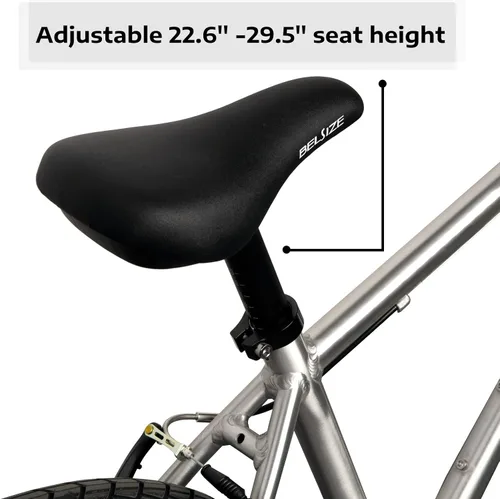 Vista 13 de A11N SPORTS BELSIZE - Bicicleta para niños de 20 pulgadas, bicicleta ligera de aleación de aluminio (solo 14.82 libras) para niños de 7 a 10 años