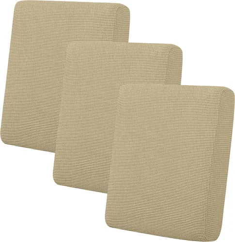 Vista 105 de Easy-Going - Funda de cojín elástica individual para sofá biplaza, sillón, funda de cojín protectora, suave, flexible con parte inferior elástica