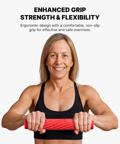 Vista 3 de DMoose Fitness Flex Resistance Bar for Physical Therapy - Non-Slip Odorless Material, Exercise Bar for Tennis & Golfers Elbow Tendonitis Relief